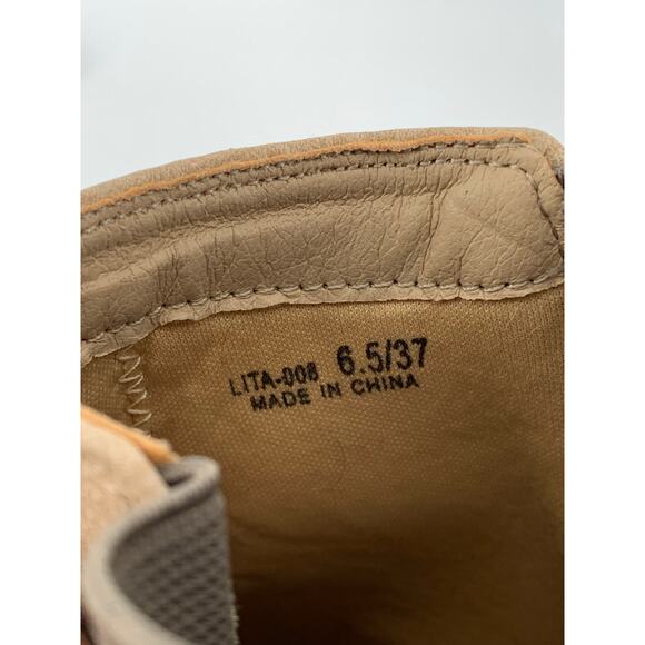 DIRTY LAUNDRY Women's Tan Slip-On Block-Heel Lita Chelsea Boots SZ 6.5 - Picture 7 of 9